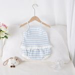 【66-100】セットアップ ベビー 女の子 キャミボーダー - 画像 (8)