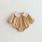 【66-90】ベビー 女の子 ウサギデザイン 耳付き 可愛い ロンパース出産祝い 写真映え - 画像 (5)