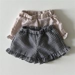 【73-100】セットアップ ベビー フリル チェック - 画像 (7)