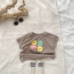 【73-120】半袖Tシャツ キッズ ロゴスマイル カジュアル - 画像 (5)