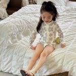 【80-130】水着 女の子 花柄 しっかりフィット - 画像 (5)