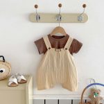 【73-100】サロペット ナチュラル 柔らかい シンプル ベビー服 - 画像 (13)