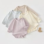 【66-90】ロンパース ナチュラル 柔らか ベビー服 - 画像 (2)