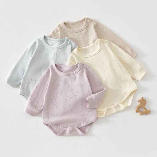 【66-90cm】ロンパース ナチュラル 柔らか ベビー服