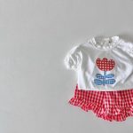 【73-120】セットアップ ベビー 女の子 可愛い 花柄プリント - 画像 (6)