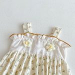【66-90】キャミロンパース ベビー スウィート 小花柄 - 画像 (6)