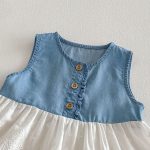 【予約販売】【73-120】セットアップ デニム ノースリーブ 着心地良い - 画像 (11)