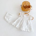【66-100】ワンピース ベビー服 女の子 おしゃれ 刺繍 レース - 画像 (7)