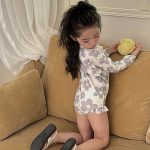 【80-130】水着 女の子 花柄 しっかりフィット - 画像 (6)