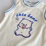 【66-90】カバーオール ベビー ノースリーブ くまさん - 画像 (8)