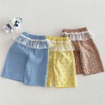 【73-120】パンツ 可愛い ヒョウ柄 女の子 履きやすい ボトムス - 画像 (2)