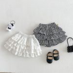 【73-110】スカート チェック シンプル カジュアル 女の子 - 画像 (3)