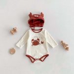 【66-90】ロンパース 可愛い カニ ベビー服 - 画像 (4)