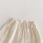 【73-100】セットアップ トップス&ショートパンツ 無地 ノースリーブ - 画像 (11)