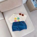 【73-120】半袖Tシャツ キッズ ロゴスマイル カジュアル - 画像 (8)