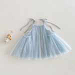 【73-100】ワンピース ベビー おしゃれ チュール ふんわり - 画像 (2)