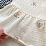 【66-100】セットアップ ベビー 刺繍 チェック ノースリーブ - 画像 (11)