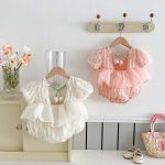 【66-90】ロンパース ベビー おしゃれ ふわふわ チューリップ - 画像 (6)
