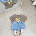【73-120】半袖Tシャツ キッズ ロゴスマイル カジュアル - 画像 (9)