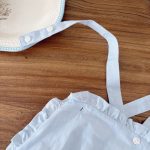 【73-100】サロペットロンパース&ブラウス ベビー いちご刺繍 スウィート - 画像 (11)