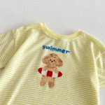 【73-120】Tシャツ 可愛い ボーダー トレンド おしゃれ トップス - 画像 (15)