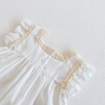 【66-100】ワンピース ベビー服 女の子 おしゃれ 刺繍 レース - 画像 (10)