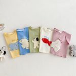 【73-120】半袖Tシャツ ベビー 男女兼用 可愛い カジュアル - 画像 (6)