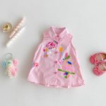 【73-100】ワンピース ベビー 蝶結び キャラクター - 画像 (2)