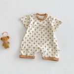 【66-90】カバーオール ベビー ドット柄 くまちゃん - 画像 (3)