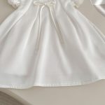 【66-100】ロンパース or ワンピース フリルスリーブ 蝶結び - 画像 (13)