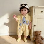 【66-100】ロンパース キイロ アイス クリーム 可愛い ベビー服 - 画像 (3)