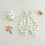 【66-100】ロンパース 帽子付き ベビー パンダ or チェリー柄 - 画像 (8)