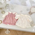 【66-90】 二点セット 可愛い ローズ 女の子 おしゃれ ワンピース&ロンパース - 画像 (11)