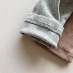 【80-130】レギンス パンツ ベビー 無地 シンプル - 画像 (10)