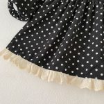 【80-130】ワンピース パフスリーブ ドット 可愛い 女の子 - 画像 (15)