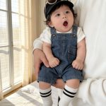 【66-100】サロペット デニム ポケット付き カジュアル 可愛い ボトムス - 画像 (13)