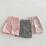 【73-120】ボーダーパンツ 可愛い 履きやすい 女の子 男の子 ボトムス - 画像 (12)