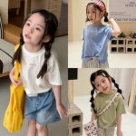 【80-130】半袖Ｔシャツ 女の子 通気性拔群 カジュアル