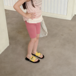 【80-130】パンツ 女の子 フリル ハイウエスト 韓国風