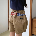 【80-130】ショートパンツ 女の子 英字 ストリート風 - 画像 (4)