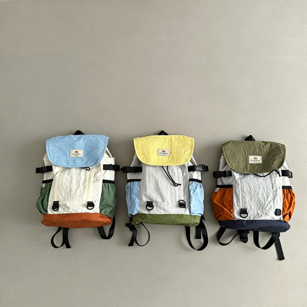 【GOODS】バッグ カラーブロック 大容量 アウトドア