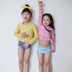 【80-125】水着 プリント 長袖 かわいい スイムウェア - 画像 (5)