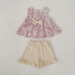 【73-110】セットアップ ベビー ナチュラル プリント - 画像 (7)