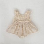 【66-100】ドレスロンパース ベビー フリル チュール - 画像 (9)