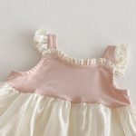 【66-90】キャミワンピース ベビー 女の子 蝶結び チュール - 画像 (4)