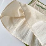 【66-100】セットアップ ベビー 無地 刺繍 ナチュラル - 画像 (10)