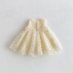【73-100】ワンピース ベビー プリンセス 立体ローズ - 画像 (5)