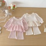 【73-110】セットアップ パフスリーブ シンプル 可愛い 女の子 - 画像 (11)