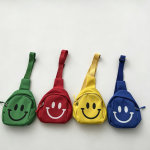 【GOODS】バッグ 笑顔プリント シンプル ショルダーバッグ - 画像 (3)