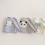 【73-120】Tシャツ 男の子ワッペン付き 可愛い トップス - 画像 (6)